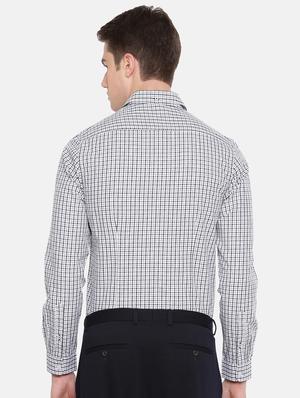 white checkered formal shirt - 16515053 - Standard Image - 3
