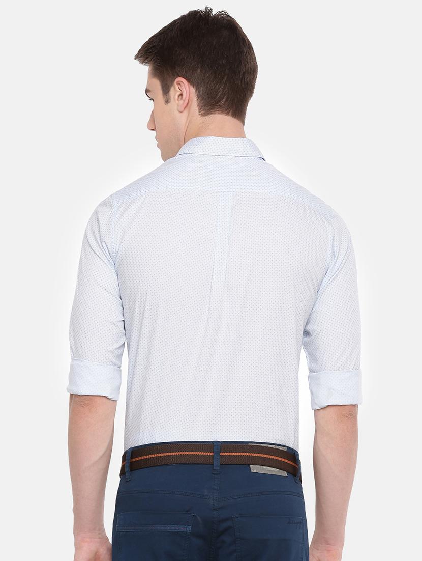 blue printed casual shirt - 16515061 - Zoom Image - 3