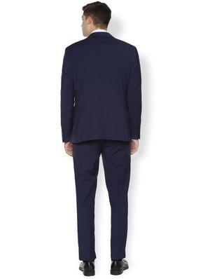 blue single breasted checkered suit - 16516111 - Standard Image - 3