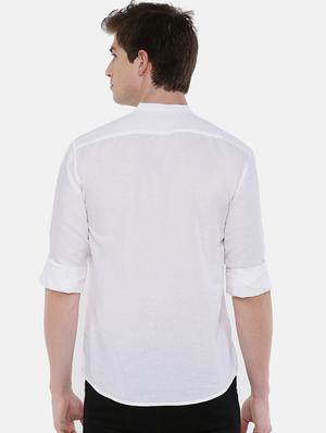 white solid short kurta - 16516780 - Standard Image - 3