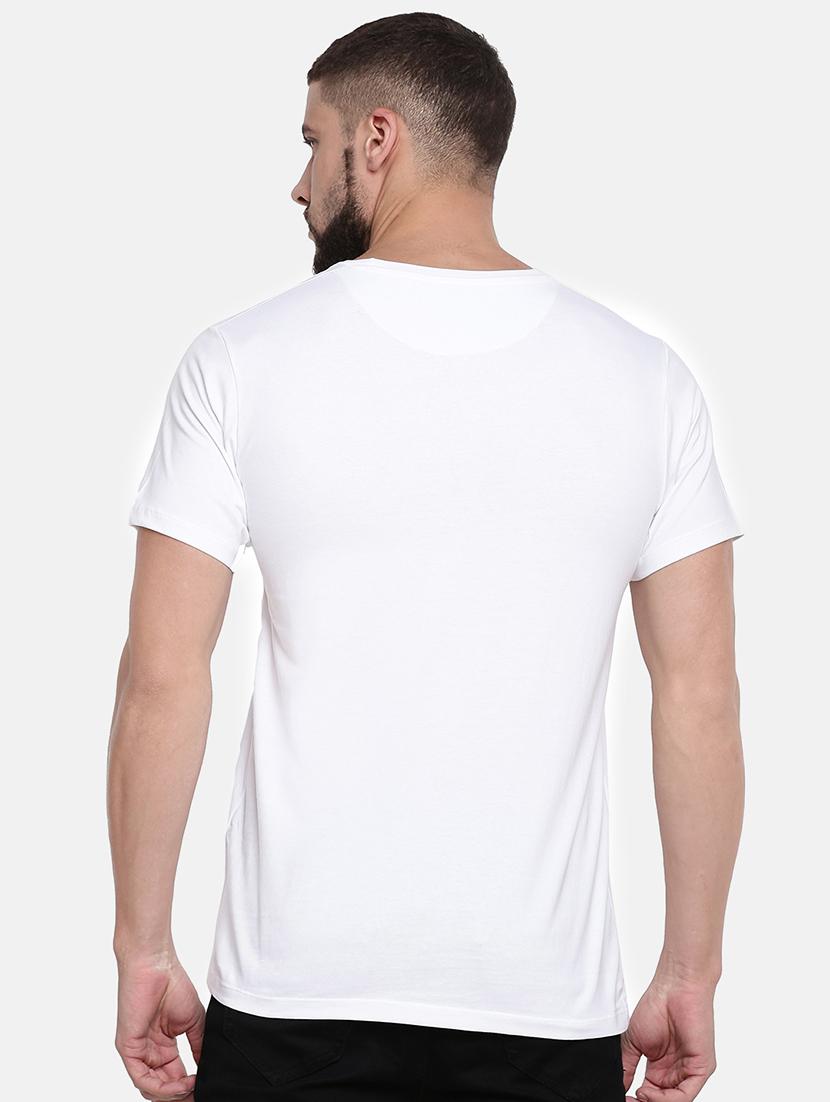 white solid pocket t-shirt - 16516982 - Zoom Image - 3