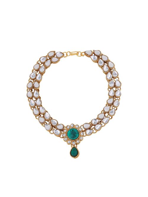 green gold plated payal - 16517044 - Standard Image - 1