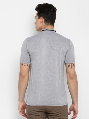 grey solid t-shirt - 16517951 - Standard Image - 3