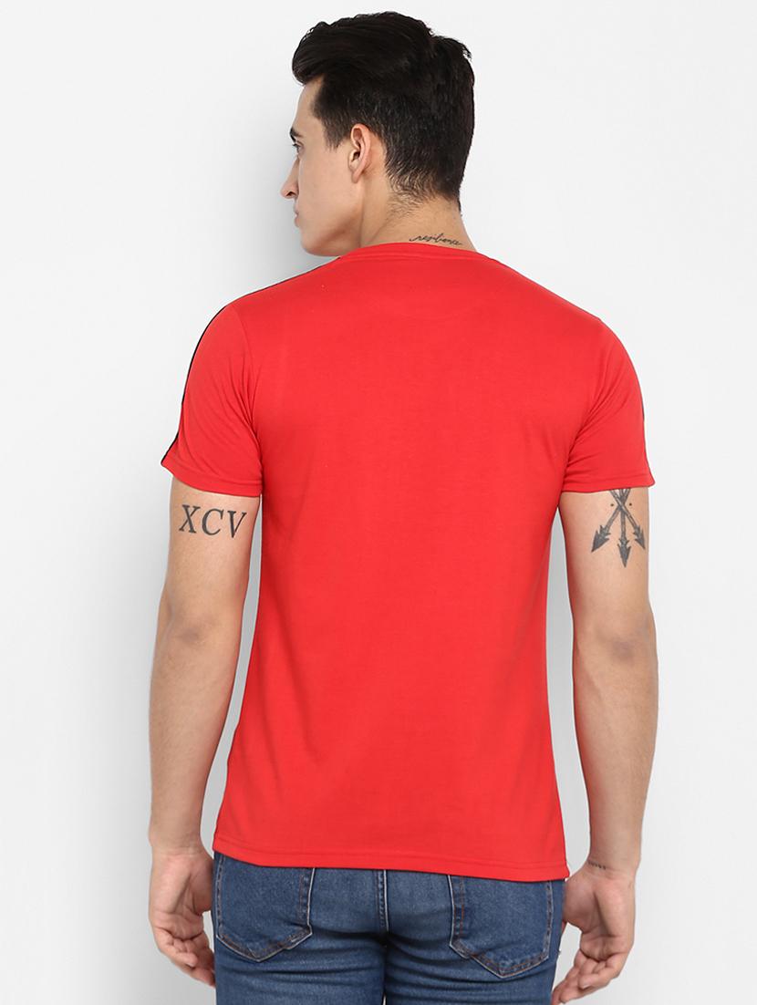 red side taped t-shirt - 16517954 - Zoom Image - 3