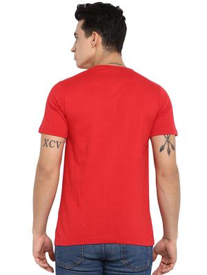 red printed t-shirt - 16517955 - Standard Image - 3
