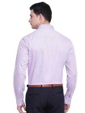 purple printed formal shirt - 16518045 - Standard Image - 3