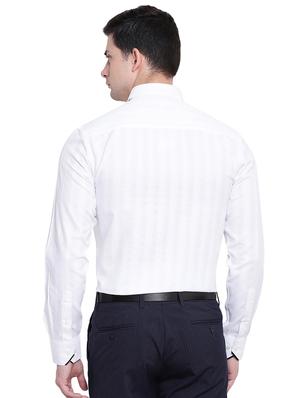 white checkered formal shirt - 16518193 - Standard Image - 3