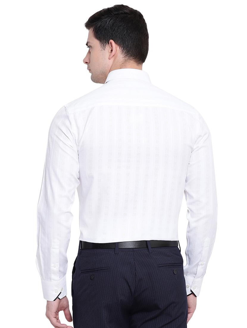 white checkered formal shirt - 16518193 - Zoom Image - 3
