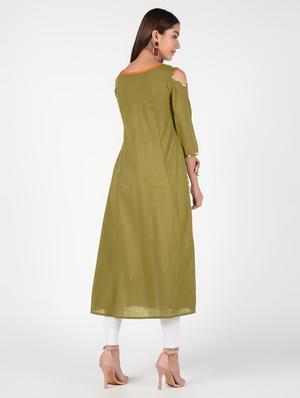 printed layered kurta - 16520016 - Standard Image - 3