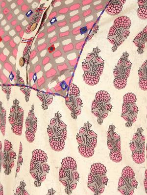 printed straight kurti - 16520024 - Standard Image - 6
