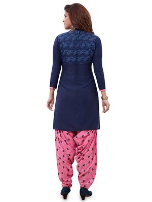 printed unstitched suit - 16523803 - Standard Image - 3