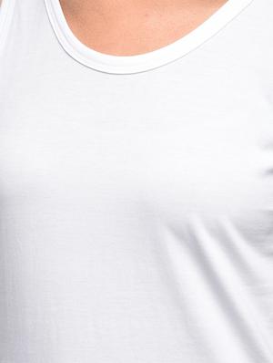 round neck solid tee - 16523904 - Standard Image - 6