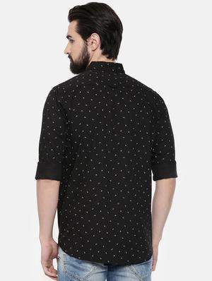 black printed casual shirt - 16523951 - Standard Image - 3