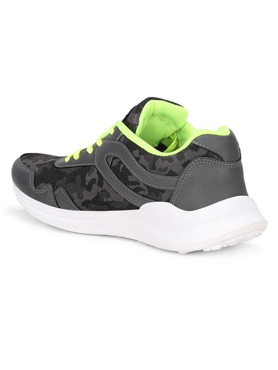 koxko grey fabric lace up sport shoes - 16524401 - Zoom Image - 3