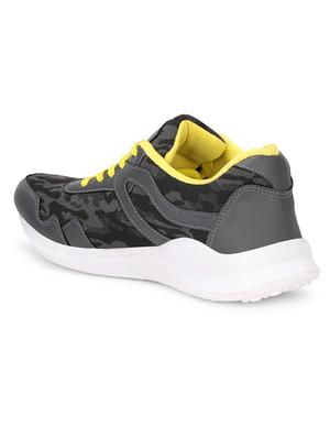koxko grey fabric lace up sport shoes - 16524404 - Standard Image - 3
