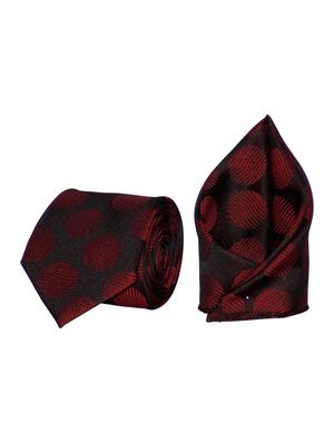 blue micro fiber tie and pocket square - 16524881 - Standard Image - 3