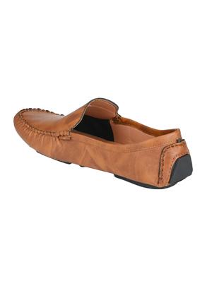 foggy tan leatherette slip on loafers - 16524891 - Standard Image - 3