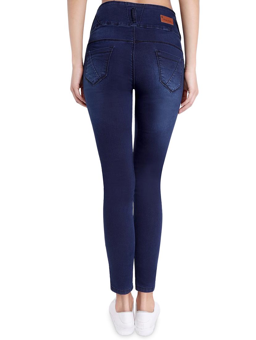 button detail high rise jeans - 16524941 - Zoom Image - 3