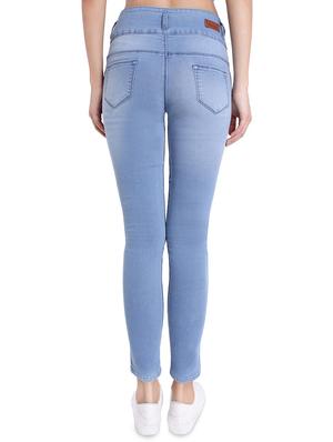 button detail high rise jeans - 16524943 - Standard Image - 3