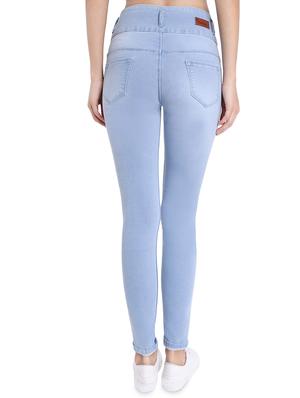 button detail high rise jeans - 16524944 - Standard Image - 3