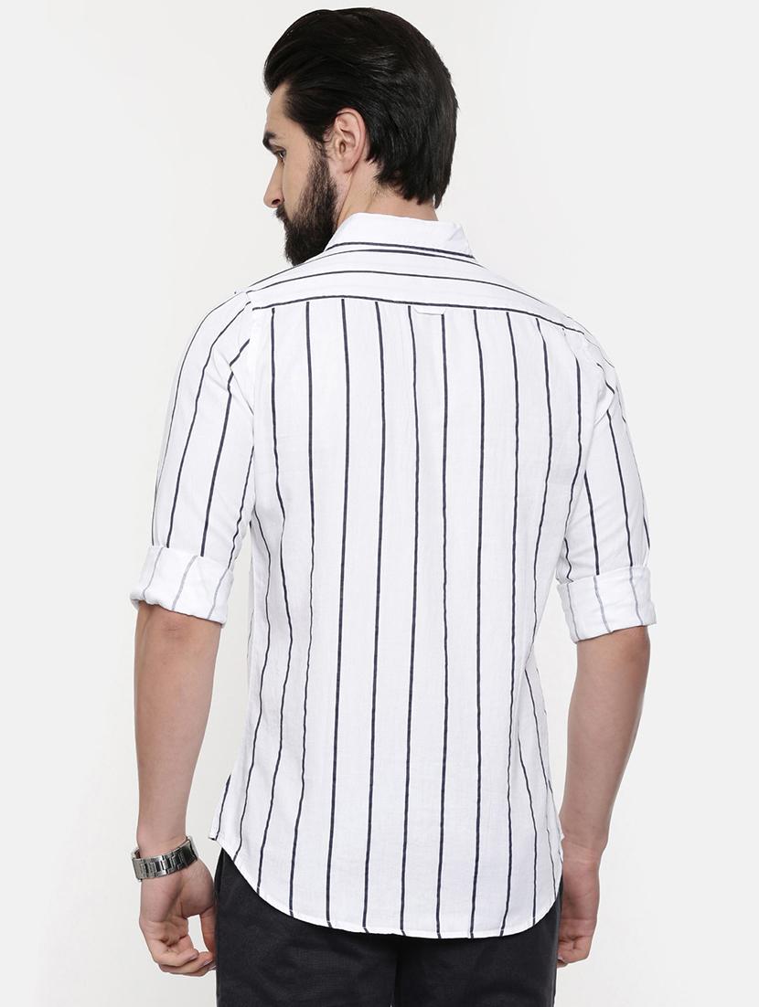 white striped casual shirt - 16525623 - Zoom Image - 3