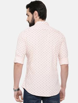 pink printed casual shirt - 16525633 - Standard Image - 3