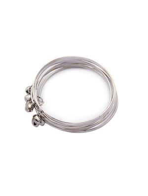 silver metal bangle - 16525769 - Standard Image - 3