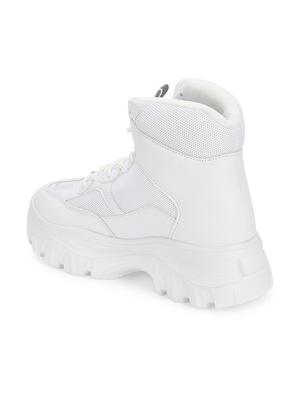 white lace-up boots - 16525924 - Standard Image - 3