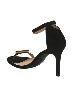 black ankle strap sandals - 16525935 - Standard Image - 3