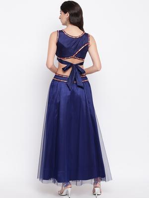 solid flared lehenga - 16526256 - Standard Image - 3