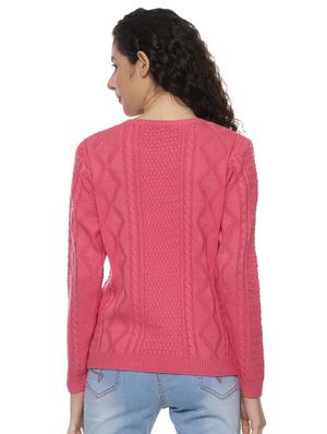 round neck woven pullover - 16526749 - Standard Image - 3
