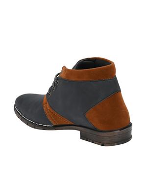 black leatherette low ankle boots - 16527142 - Standard Image - 3