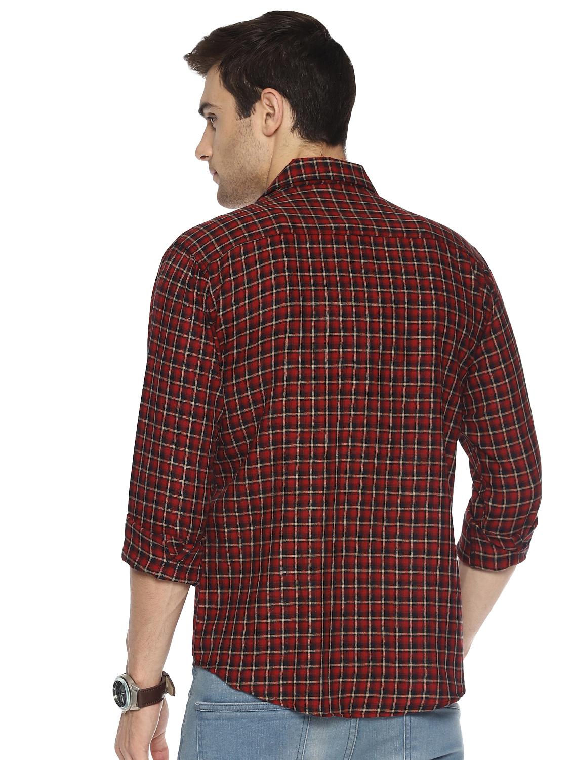 red checkered casual shirt - 16527479 - Zoom Image - 3