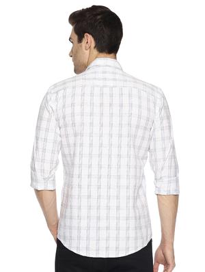 white checkered casual shirt - 16527489 - Standard Image - 3