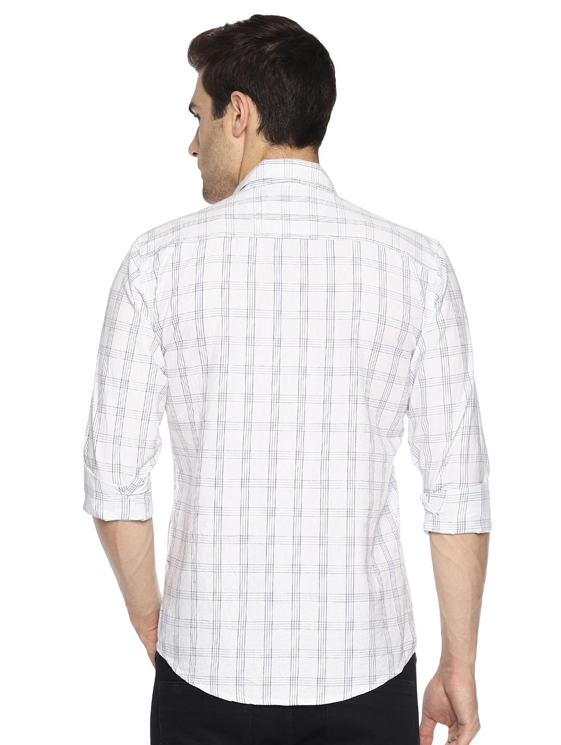white checkered casual shirt - 16527489 - Zoom Image - 3