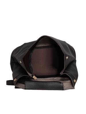 black leatherette (pu) fashion backpack - 16527580 - Standard Image - 3