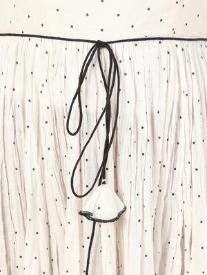 polka dots flared kurta - 16528196 - Standard Image - 6