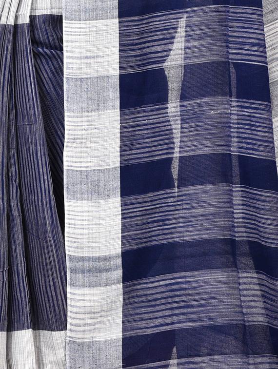 bordered tant saree - 16528258 - Zoom Image - 3
