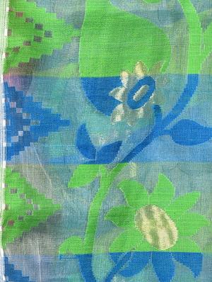 floral jamdani saree - 16528349 - Standard Image - 3
