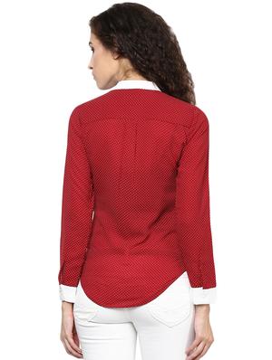 long sleeved polka dot shirt - 16528385 - Standard Image - 3