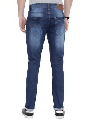 blue heavy washed denim jeans - 16528815 - Standard Image - 3