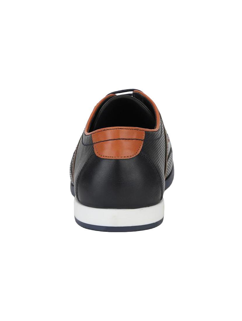 people black leatherette lace up shoes - 16529176 - Zoom Image - 3