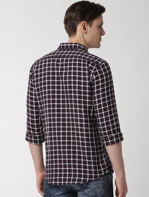 red checkered casual shirt - 16531126 - Standard Image - 3