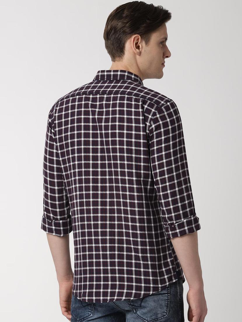 red checkered casual shirt - 16531126 - Zoom Image - 3