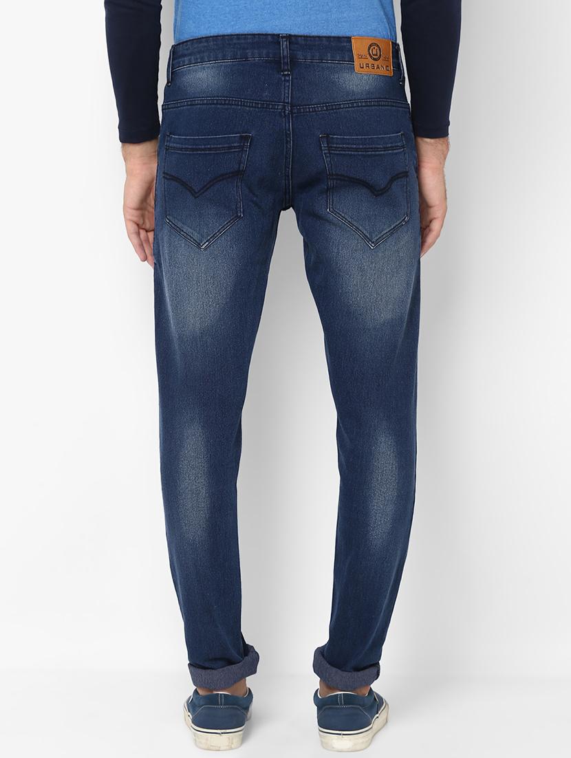 dark blue heavy washed denim jeans - 16531233 - Zoom Image - 3