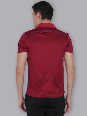 maroon printed t-shirt - 16532718 - Standard Image - 3