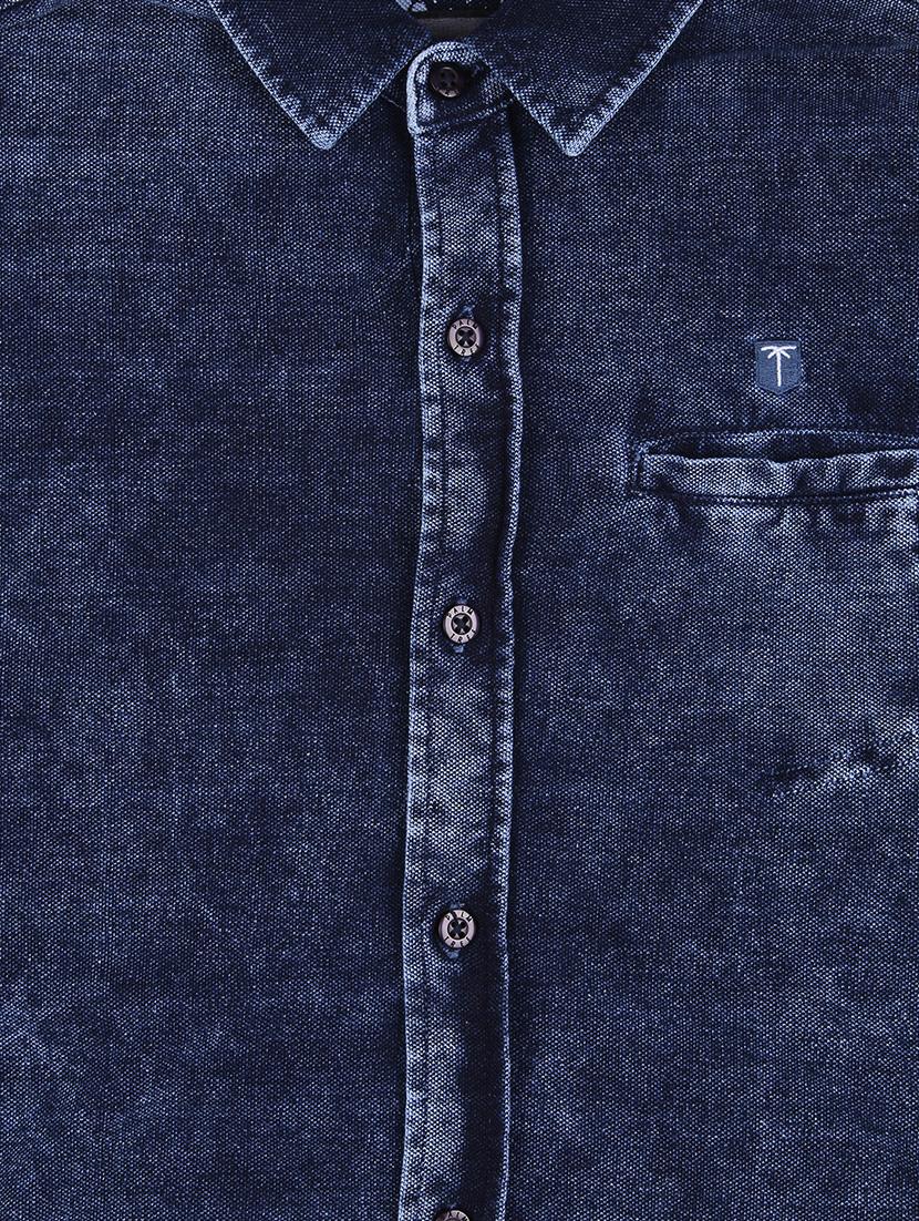 blue cotton shirt - 16533525 - Zoom Image - 3