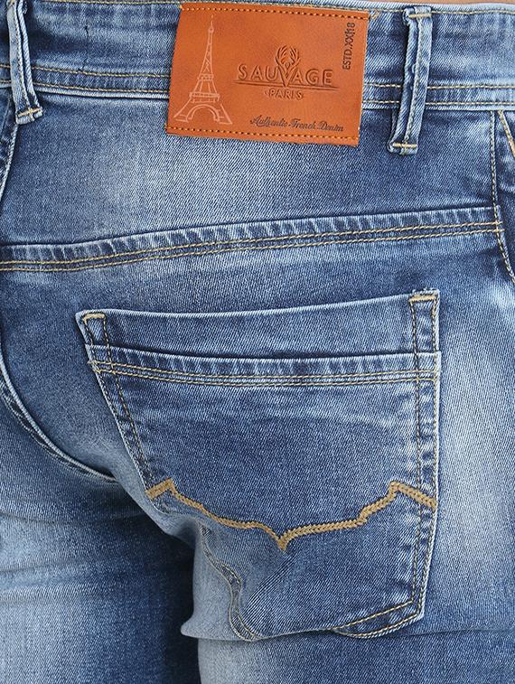 blue heavy washed jeans - 16534004 - Zoom Image - 6