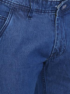 blue solid plain jeans - 16534007 - Standard Image - 6