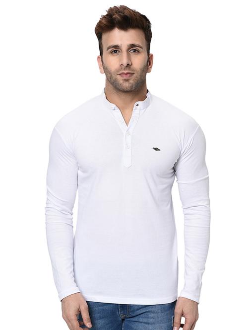 white solid t-shirt - 16534091 - Standard Image - 1